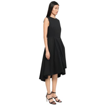 THE ASYMMETRIC MIDI DRESS